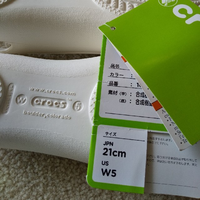 crocs(クロックス)のクロックスサンダルw5 レディースの靴/シューズ(サンダル)の商品写真