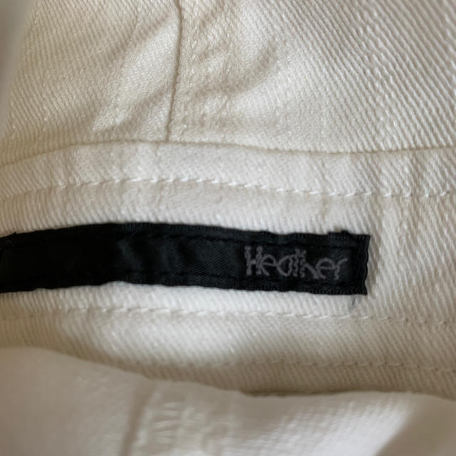 heather(ヘザー)のヘザー　サロペットスカート　ホワイトデニム レディースのパンツ(サロペット/オーバーオール)の商品写真
