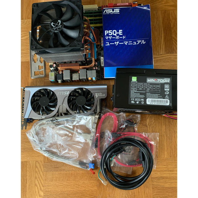 自作PCパーツセット E8500+GTX560ti+P5Q-E+WIN+700W