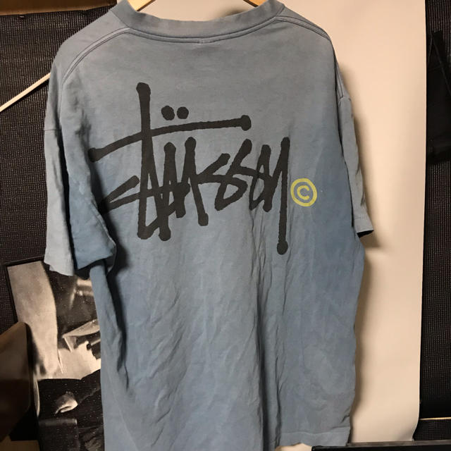 ビンテージ Stussy STOCK LOGOTシャツ 80s old