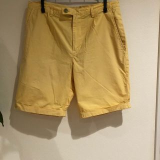 ビームス(BEAMS)のビームス　ショートパンツ　ハーフパンツ　黄色　イエロー　S(ショートパンツ)