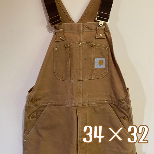 carhartt(カーハート)のCarhartt (カーハート) オーバーオール サロペット 34×32 メンズのパンツ(サロペット/オーバーオール)の商品写真