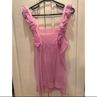 ガニーサックス(GUNNE SAX)のvintage 1950s pink babydoll(ひざ丈ワンピース)