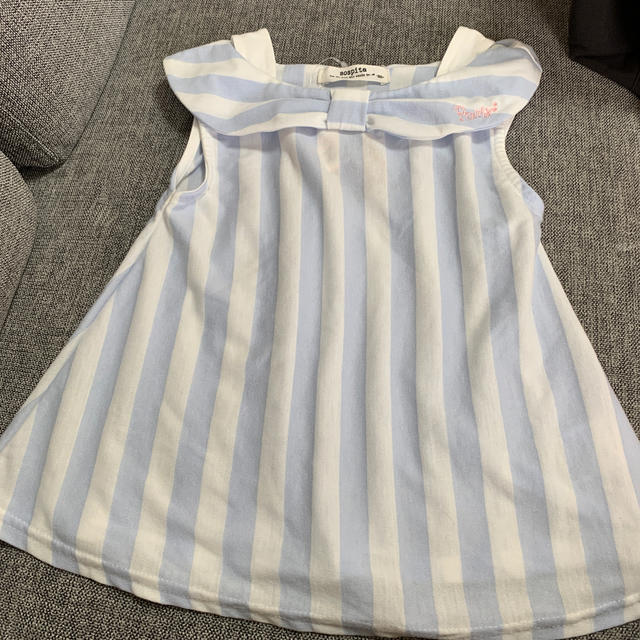 しまむら(シマムラ)の新品　しまむら　ノースリーブ　120 キッズ/ベビー/マタニティのキッズ服女の子用(90cm~)(Tシャツ/カットソー)の商品写真