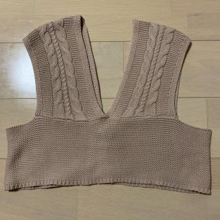 シマムラ(しまむら)のミズ様専用　しまむらニットビスチェ(キャミソール)