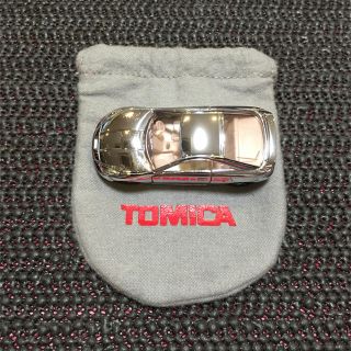 トミー(TOMMY)のトミカ トヨタセリカ銀メッキ ピカピカトミカポーチ付(ミニカー)