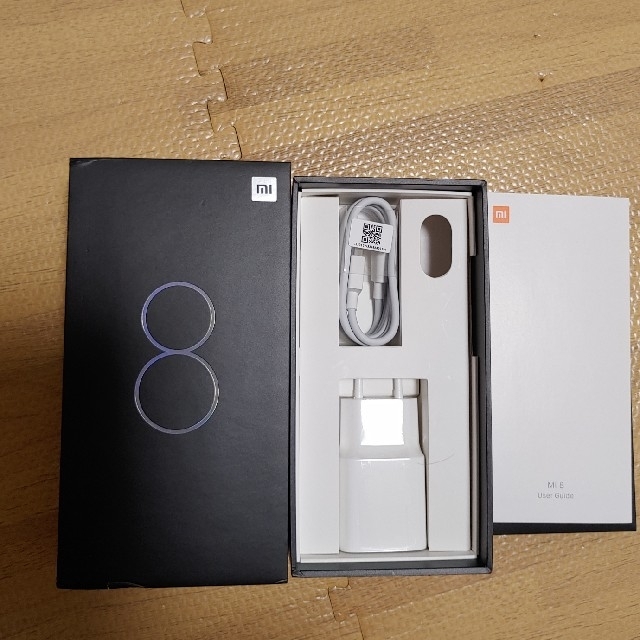 極美品 Xiaomi MI8 128GB 黒 ブラック  simフリー 国際版