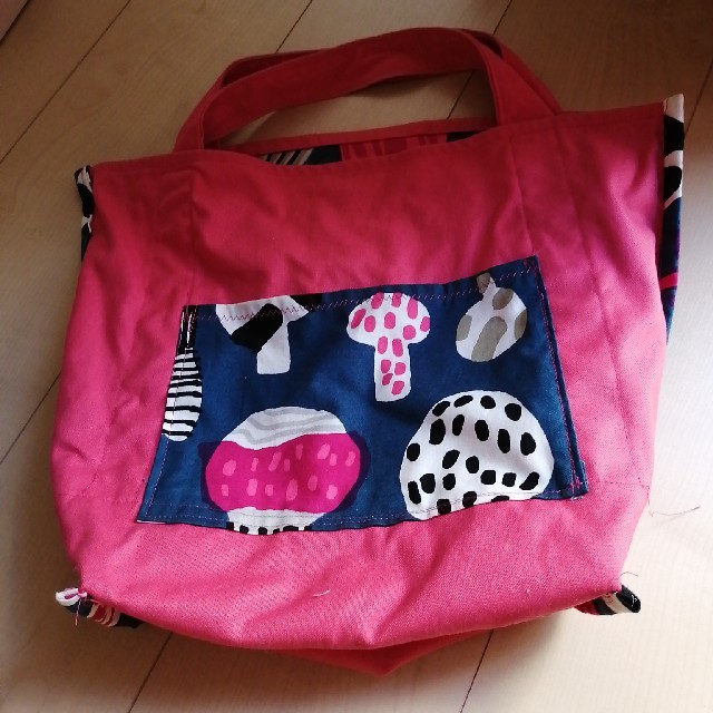 マリメッコ　バッグ　ハンドメイド_2