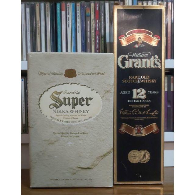 サントリー(サントリー)のサントリースーパーニッカとGrant's 12年　2本セット 食品/飲料/酒の酒(ウイスキー)の商品写真