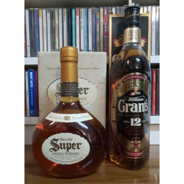 サントリー(サントリー)のサントリースーパーニッカとGrant's 12年　2本セット 食品/飲料/酒の酒(ウイスキー)の商品写真