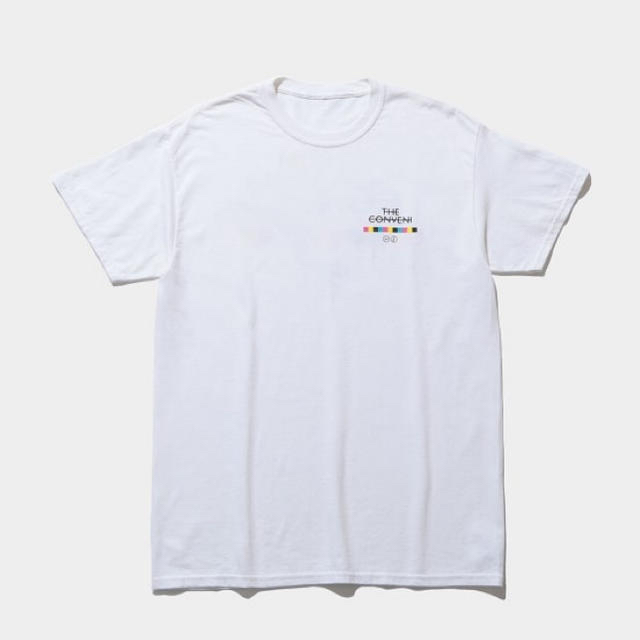 PEACEMINUSONE(ピースマイナスワン)の【新品】PMO X THE CONVENI T-SHIRT ホワイト L メンズのトップス(Tシャツ/カットソー(半袖/袖なし))の商品写真