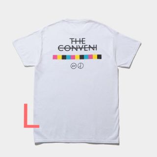 ピースマイナスワン(PEACEMINUSONE)の【新品】PMO X THE CONVENI T-SHIRT ホワイト L(Tシャツ/カットソー(半袖/袖なし))