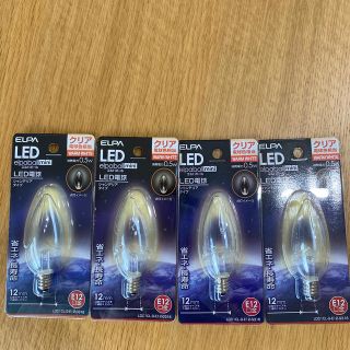 エルパ(ELPA)の値下げ‼︎  led電球　E12口金(蛍光灯/電球)