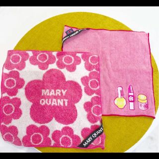 マリークワント(MARY QUANT)のプーちゃん様専用！マリークワント タオル ハンカチ 2枚セット(ハンカチ)