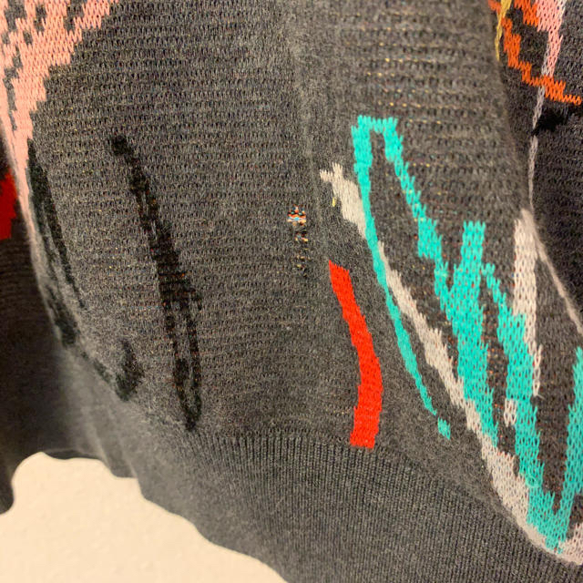 DIOR HOMME(ディオールオム)のDior Homme 2015春夏　ペイント　セーター　XS メンズのトップス(ニット/セーター)の商品写真