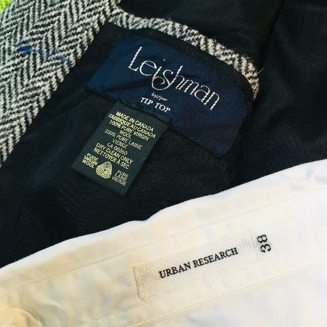 URBAN RESEARCH(アーバンリサーチ)の【Leishman】ツイードジャケット＋URBAN RESEARCH白シャツ メンズのジャケット/アウター(テーラードジャケット)の商品写真