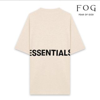 エッセンシャルデザイン(ESSENTIAL DESIGNS)の新品　ESSENTIALS バックプリント　ホワイト 白　FEAR OF GOD(Tシャツ/カットソー(半袖/袖なし))