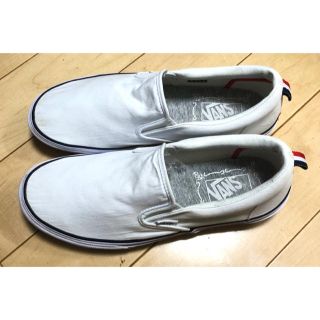 ヴァンズ(VANS)の【こんにゃくん様】VANS ヴァンズ　スリッポン　ホワイト(スリッポン/モカシン)