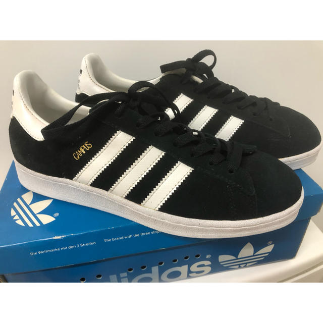 adidas(アディダス)の1994 adidas CAMPUS 黒×白 US8.5 新品 メンズの靴/シューズ(スニーカー)の商品写真