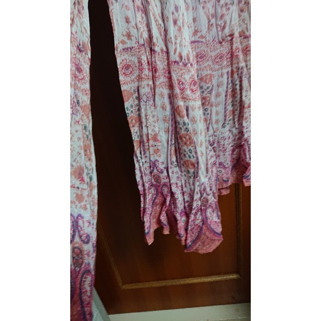 summerSALE★インド綿裏地付き、スカーチョ レディースのスカート(ロングスカート)の商品写真