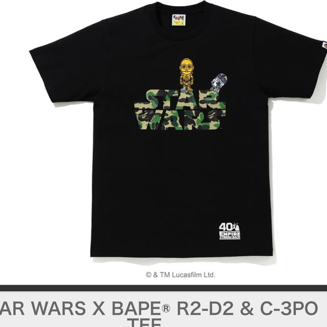 A BATHING APE STARWARS スターウォーズTシャツメンズ