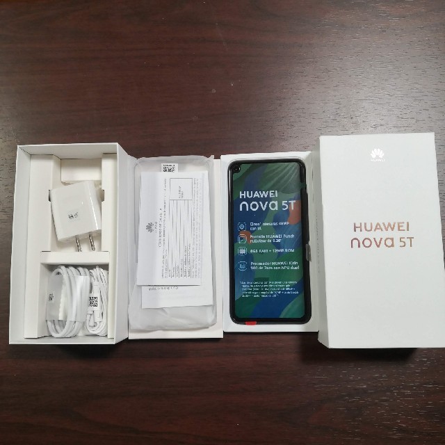 未使用品 huawei nova 5t グローバル版 未使用品 huawei nova 5t グローバル版