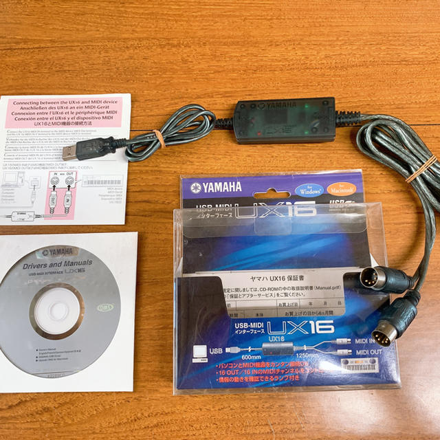 ヤマハ(ヤマハ)の【ヤマハ　YAMAHA】UX16 USB-MIDI インターフェース 楽器のDTM/DAW(オーディオインターフェイス)の商品写真