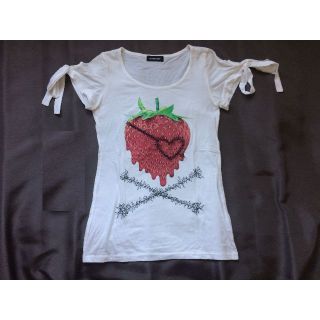 ブラックピースナウ(BLACK PEACE NOW)のお値下げ可能🍓送料込み！ピースナオの🍓いちご楽々Tシャツ👚(Tシャツ(半袖/袖なし))