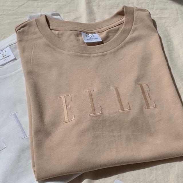 GU(ジーユー)のELLE × GU グラフィックT(半袖) レディースのトップス(Tシャツ(半袖/袖なし))の商品写真