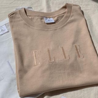 ジーユー(GU)のELLE × GU グラフィックT(半袖)(Tシャツ(半袖/袖なし))