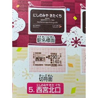 値下げ★関西限定★阪急電車ポーチ★西宮北口(鉄道)