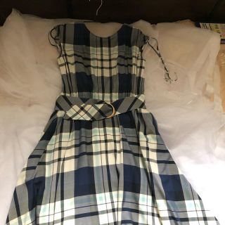 バーバリーブルーレーベル(BURBERRY BLUE LABEL)のバーバリーブルーレーベル　３８　超美品　ワンピース(ひざ丈ワンピース)