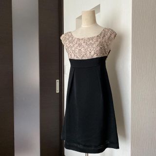 ルビーリベット(Rubyrivet)の美品★Rubyrivet レースリボンドレス(ひざ丈ワンピース)