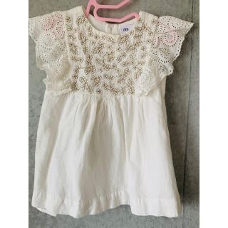 ザラキッズ(ZARA KIDS)のZARAベイビー　ワンピース　98サイズ(ワンピース)