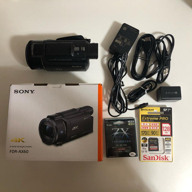 返品?交換対象商品】 SONY - SONY 4K ハンディカム FDR-AX60 ビデオ