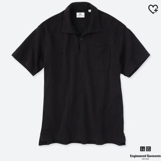 ユニクロ(UNIQLO)のユニクロ  エンジニアガーメンツ オーバーサイズポロシャツ XL ブラック(ポロシャツ)