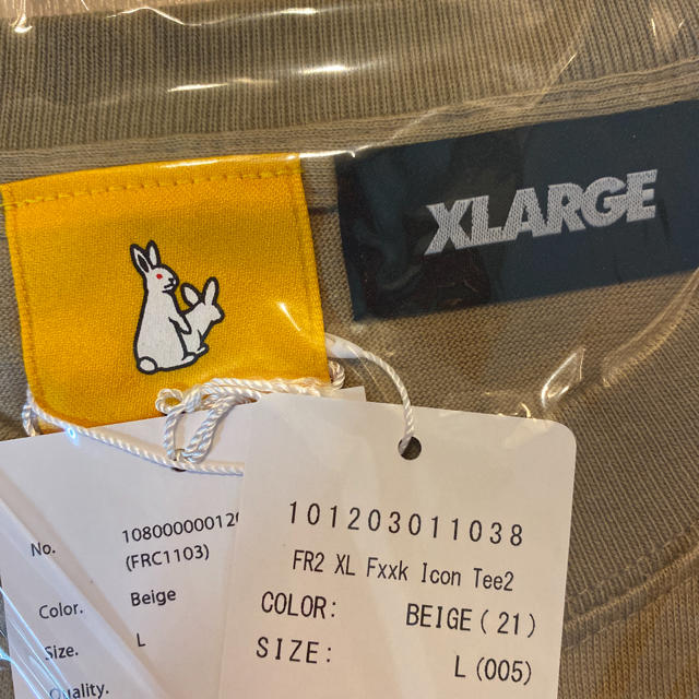 XLARGE(エクストララージ)のFR2 XLARGE Fxxk Icon Tee L メンズのトップス(Tシャツ/カットソー(半袖/袖なし))の商品写真