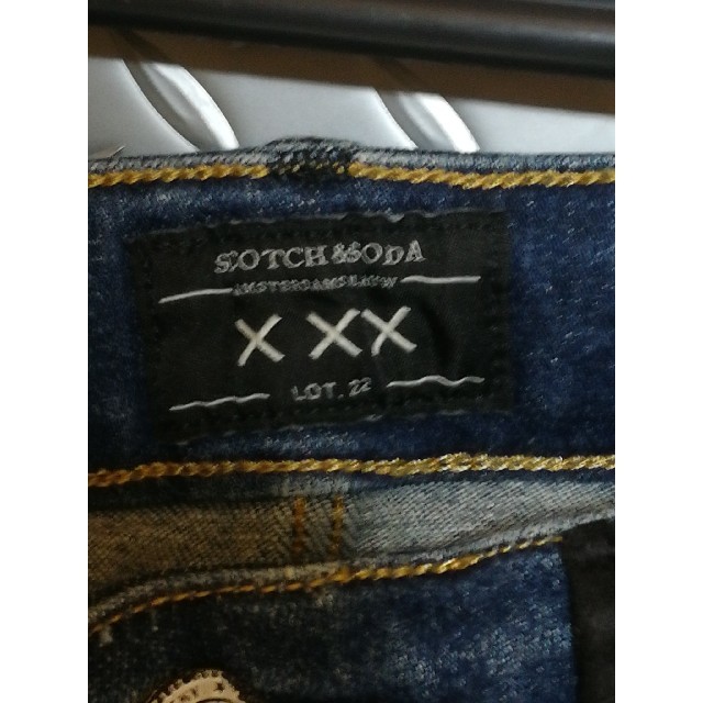 SCOTCH & SODA(スコッチアンドソーダ)のスコッチ&ソーダ ダメージスキニージーンズ メンズのパンツ(デニム/ジーンズ)の商品写真