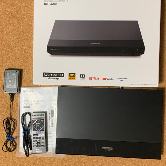 SONY ソニー UBP-X700 DVD Blu-rayプレーヤー 4K