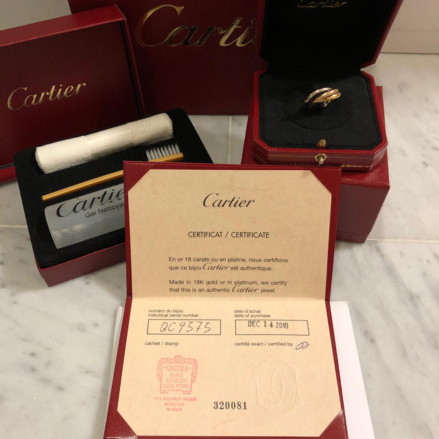 リング(指輪)cartier トリニティリング