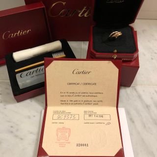 カルティエ(Cartier)のcartier トリニティリング(リング(指輪))