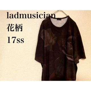 ラッドミュージシャン(LAD MUSICIAN)のlad musician 17ss 薔薇柄 Tシャツ オーバーサイズ フラワー(Tシャツ/カットソー(半袖/袖なし))