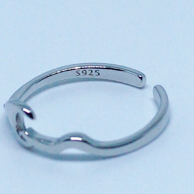 Ron Herman(ロンハーマン)のシルバー925 刻印有 wavering 波リング silver925 指輪 レディースのアクセサリー(リング(指輪))の商品写真