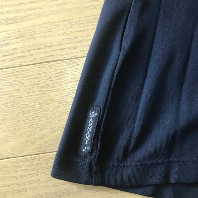 ARMANI JEANS(アルマーニジーンズ)のAJ アルマーニジーンズ　 ストレッチシャツ黒   レディースのトップス(シャツ/ブラウス(半袖/袖なし))の商品写真