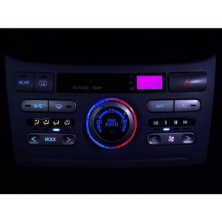 トヨタ(トヨタ)のヴォクシー AZR60G 後期 エアコンパネル 7色LED打ち替え済み品(車種別パーツ)