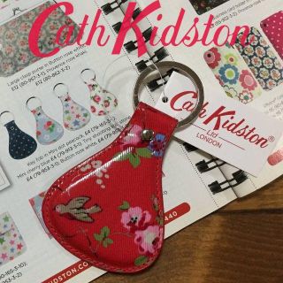 キャスキッドソン(Cath Kidston)の新品 キャスキッドソン キーフォブ キーリング バードレッド(キーホルダー)