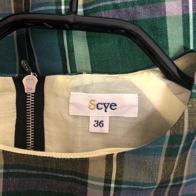 ドゥロワー別注scyeチェックワンピース 【お気に入り】 noxcapital.de