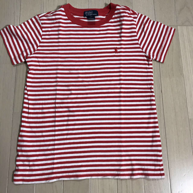 Ralph Lauren(ラルフローレン)のラルフローレン　ボーダーTシャツ、オレンジポロシャツ キッズ/ベビー/マタニティのキッズ服男の子用(90cm~)(Tシャツ/カットソー)の商品写真