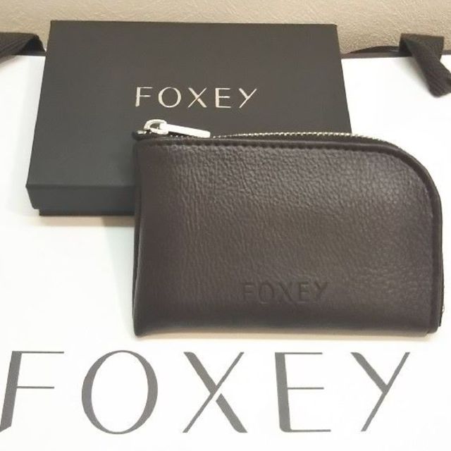 FOXEY(フォクシー)のFOXEY　ノベルティ　コインケース　ダークブラウン レディースのファッション小物(コインケース)の商品写真