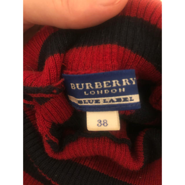 BURBERRY BLUE LABEL(バーバリーブルーレーベル)の【美品】Burberry ハイネックニット レディースのトップス(ニット/セーター)の商品写真